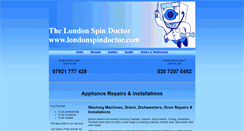 Desktop Screenshot of londonspindoctor.com