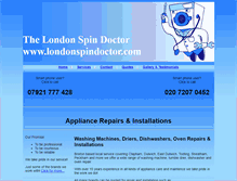 Tablet Screenshot of londonspindoctor.com